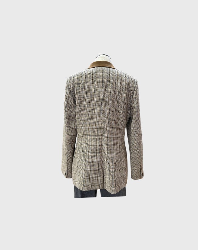 RAG & BONE CHECK SUIT BLAZER - SIZE 10