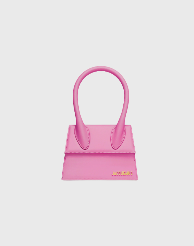 JACQUEMUS LE CHIQUITO MOYEN BAG IN LIGHT PINK