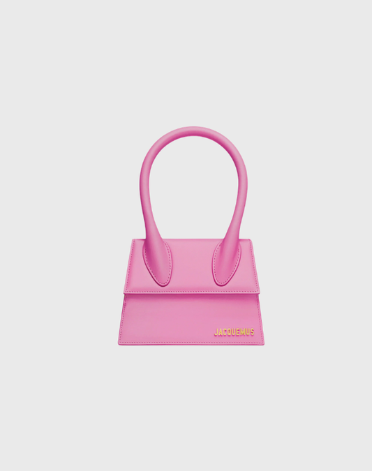 JACQUEMUS LE CHIQUITO MOYEN BAG IN LIGHT PINK