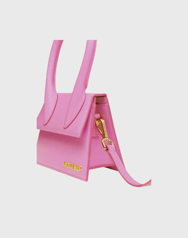 JACQUEMUS LE CHIQUITO MOYEN BAG IN LIGHT PINK