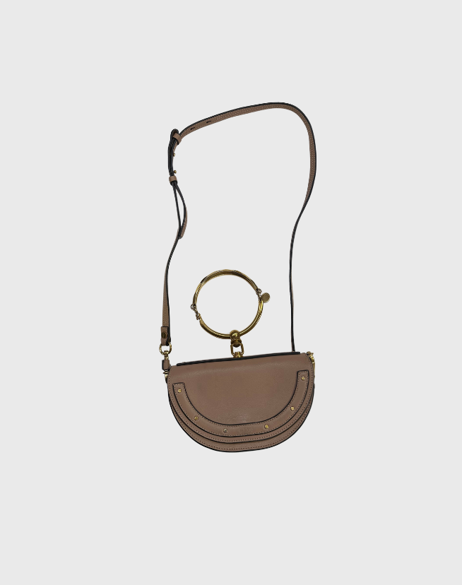 CHLOE SMALL NILE LEATHER BRACELET BAG