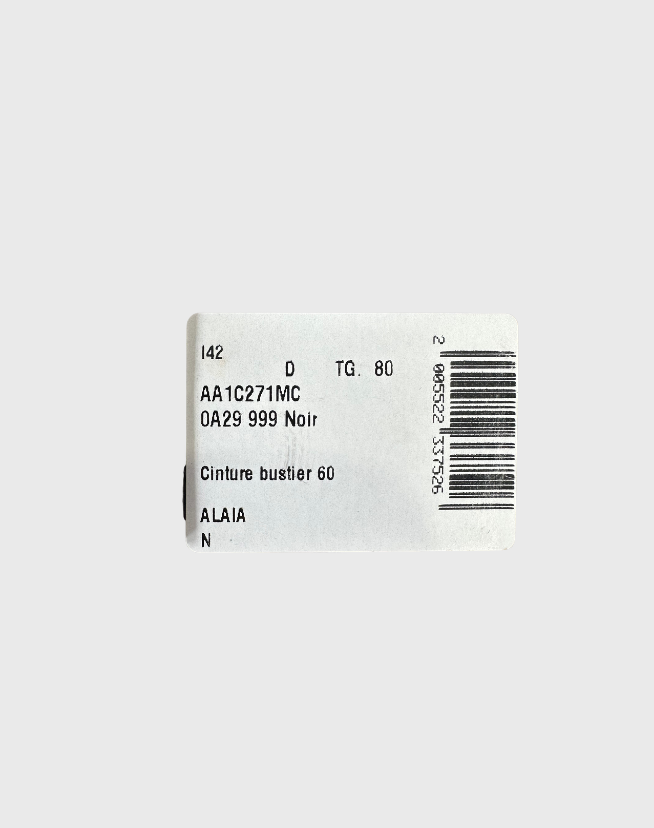 ALAIA LASER-CUT LEATHER BELT