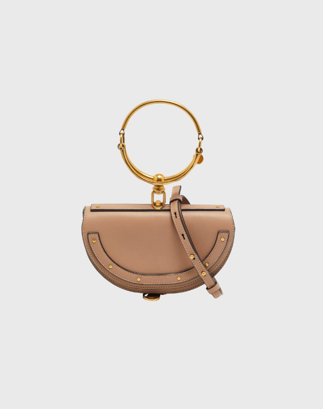 CHLOE SMALL NILE LEATHER BRACELET BAG