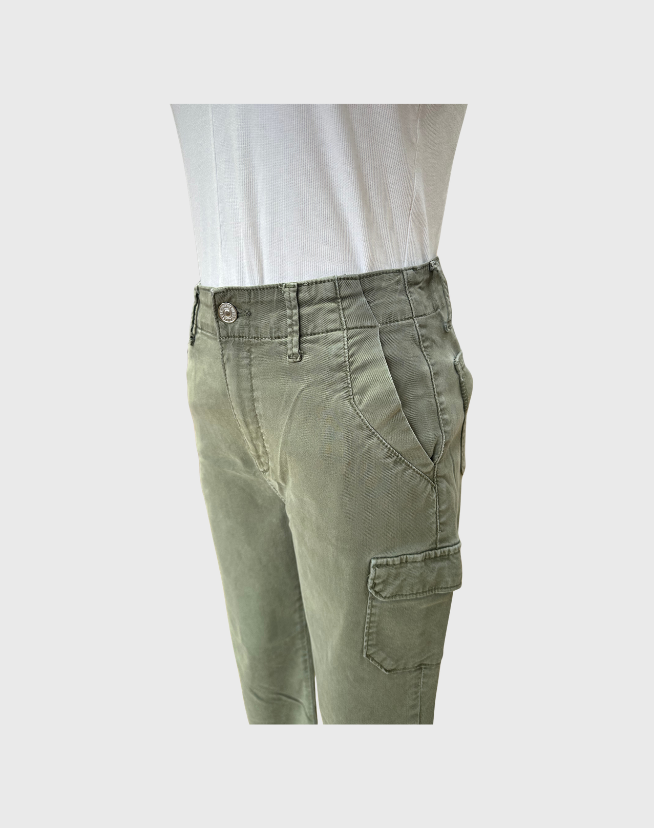 PAIGE CARGO POCKET TROUSERS - SIZE 26