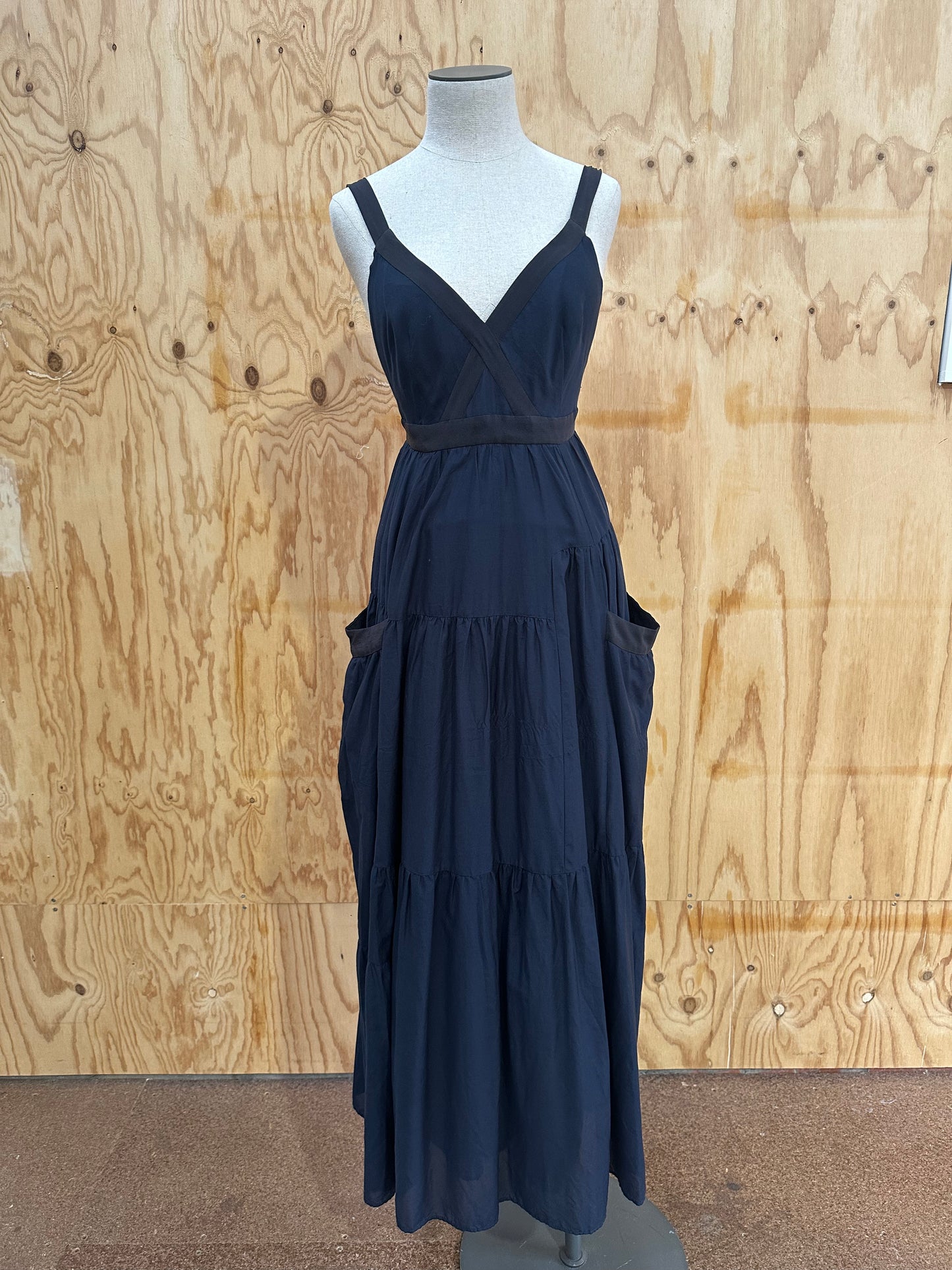 MARC JACOBS NAVY MAXI DRESS - SIZE 10