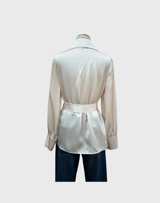 VIKTORIA AND WOODS WRAP BLOUSE - SIZE 1