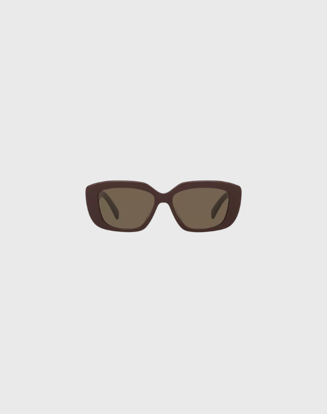 CELINE RECTANGLE-FRAME ACETATE SUNGLASSES