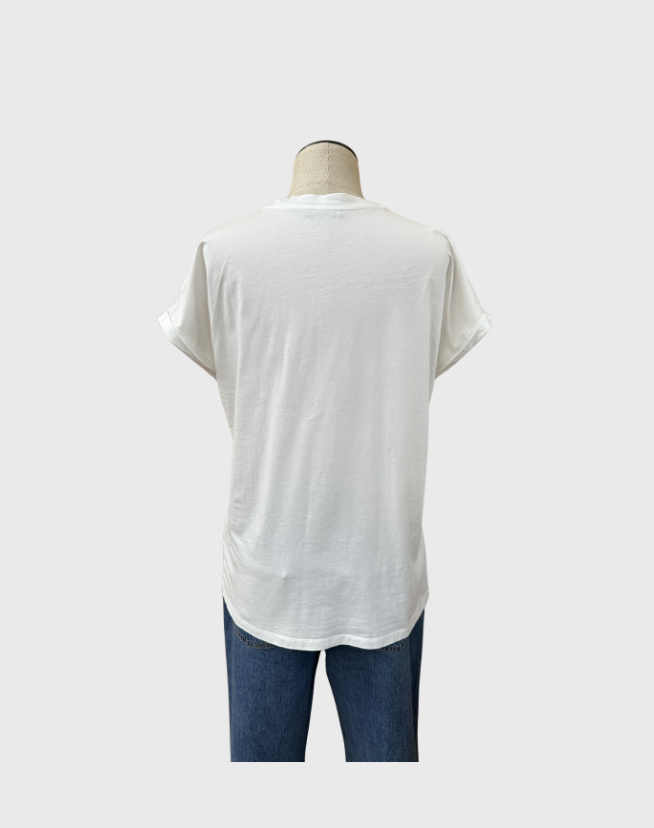 GUCCI DISTRESSED VINTAGE LOGO TEE - SIZE SMALL