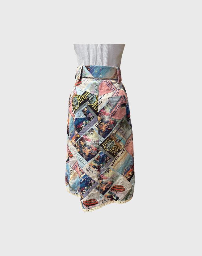 ZIMMERMANN POSTCARD MIDI SKIRT - SIZE 1