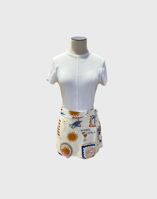 LINEN LUX SKORTS - SIZE 12