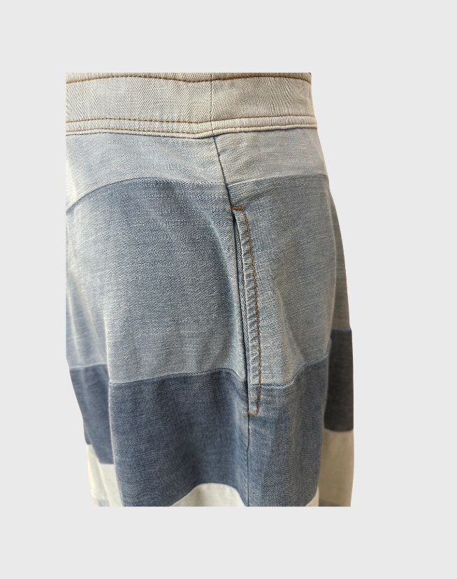 ZIMMERMANN TALLOW PANALED DENIM SKIRT - SIZE 3