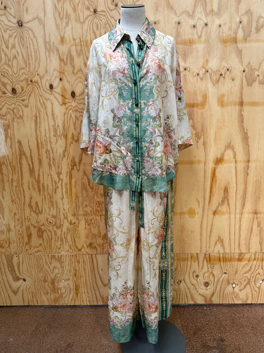 ZIMMERMANN SET SOFT GREEN VINTAGE FLORAL - SIZE 3