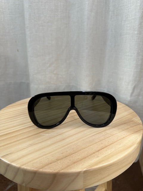 GUCCI OVERSIZED D-FRAME ACETATE SUNGLASSES