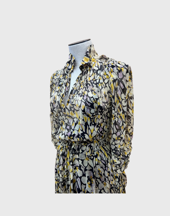 HUSK SHEER FLORAL MAXI - SIZE 8