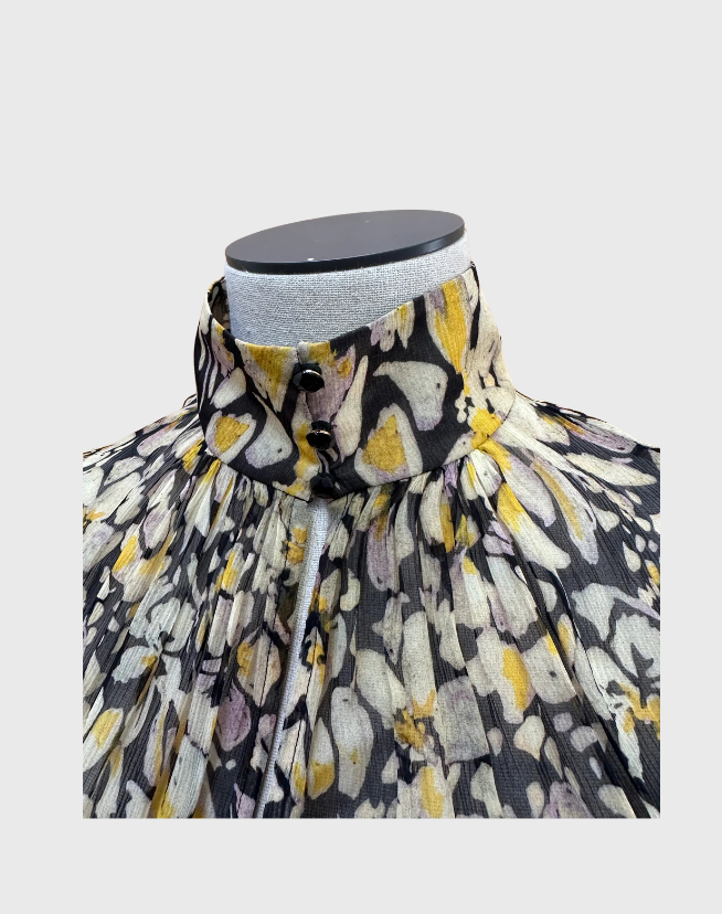 HUSK SHEER FLORAL MAXI - SIZE 8