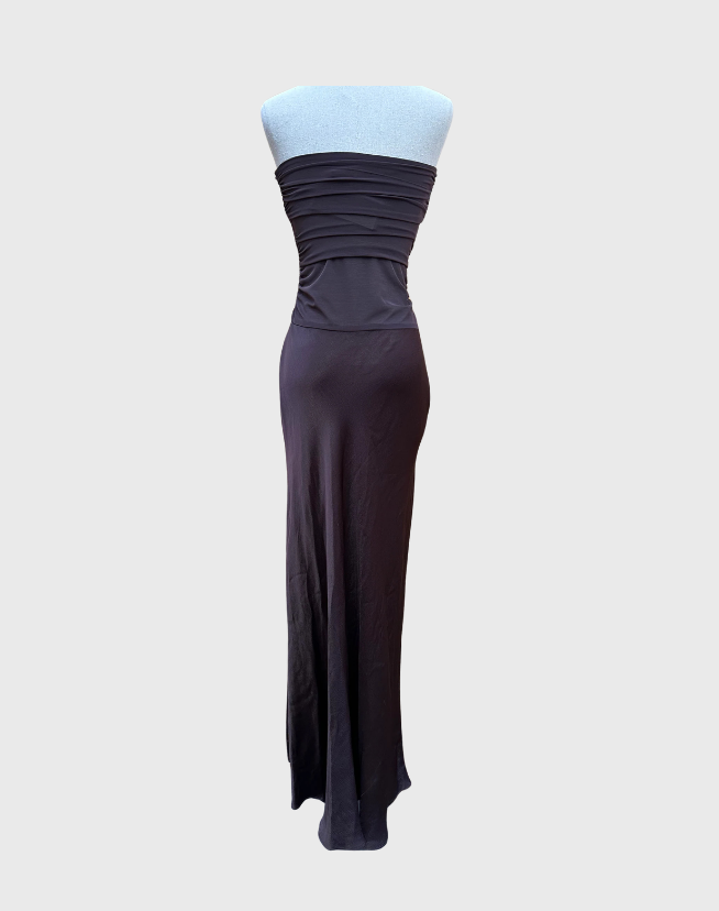 BEC & BRIDGE SEMI SHEER MAXI DRESS - SIZE 8