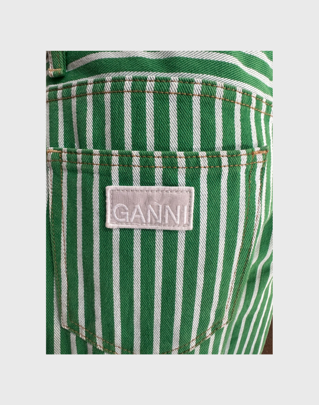 GANNI STRIPE JEANS - SIZE 38
