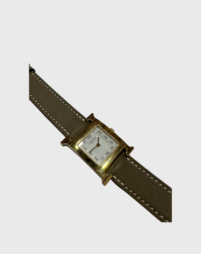 HERMES PARIS HEURE H WATCH - SIZE SMALL