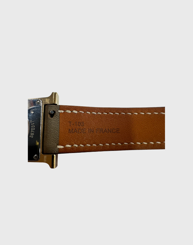 HERMES PARIS HEURE H WATCH - SIZE SMALL
