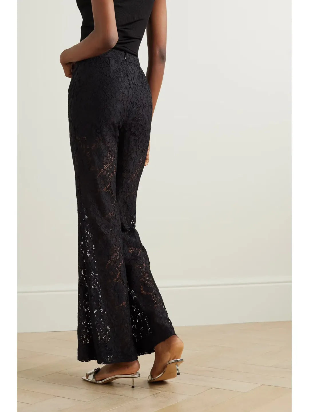 ZIMMERMANN MATCHMAKER LACE FLARED PANTS - SIZE 3