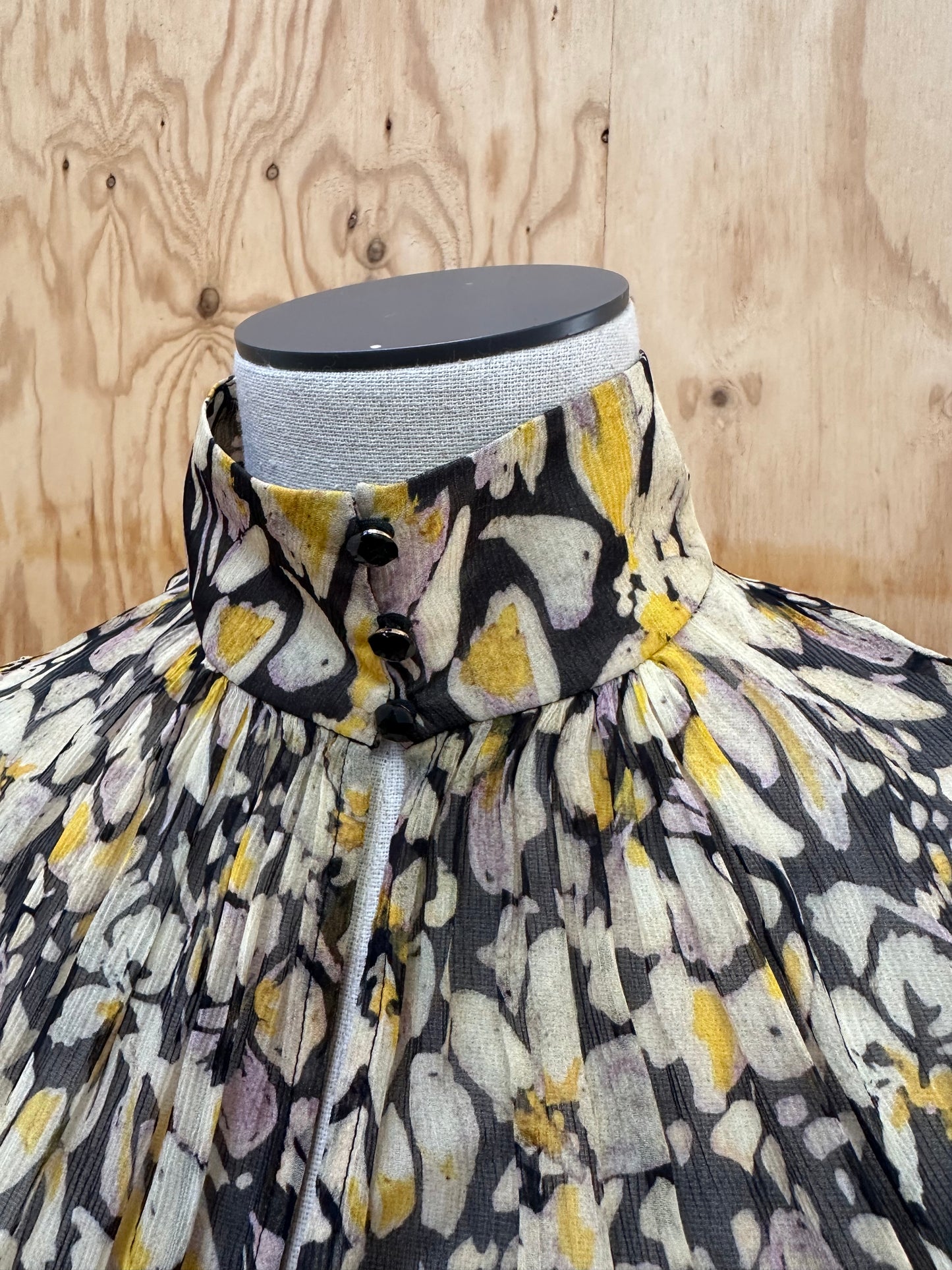 HUSK SHEER FLORAL MAXI - SIZE 8