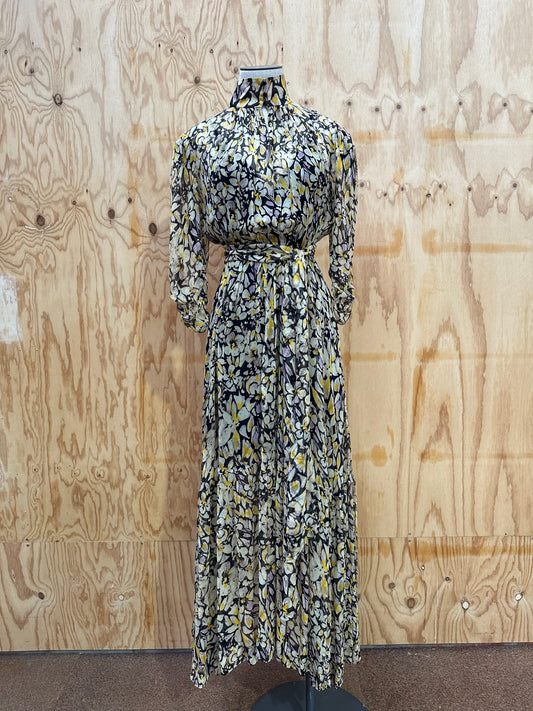 HUSK SHEER MAXI DRESS - SIZE 8