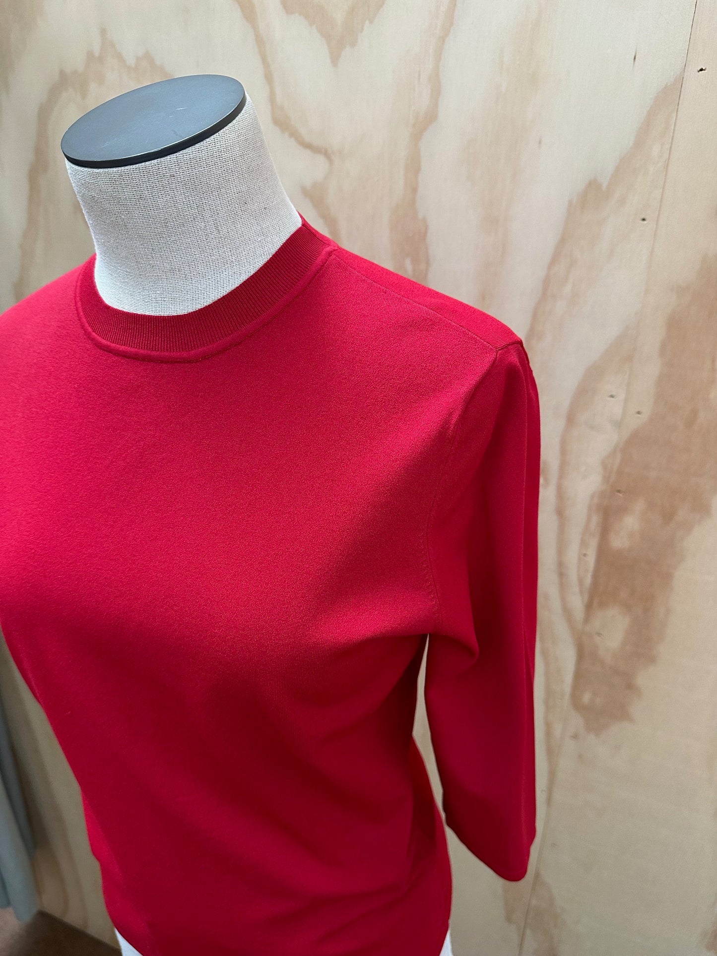 SCANLAN THEODORE CREW NECK SLEEVE TOP - SIZE MEDIUM