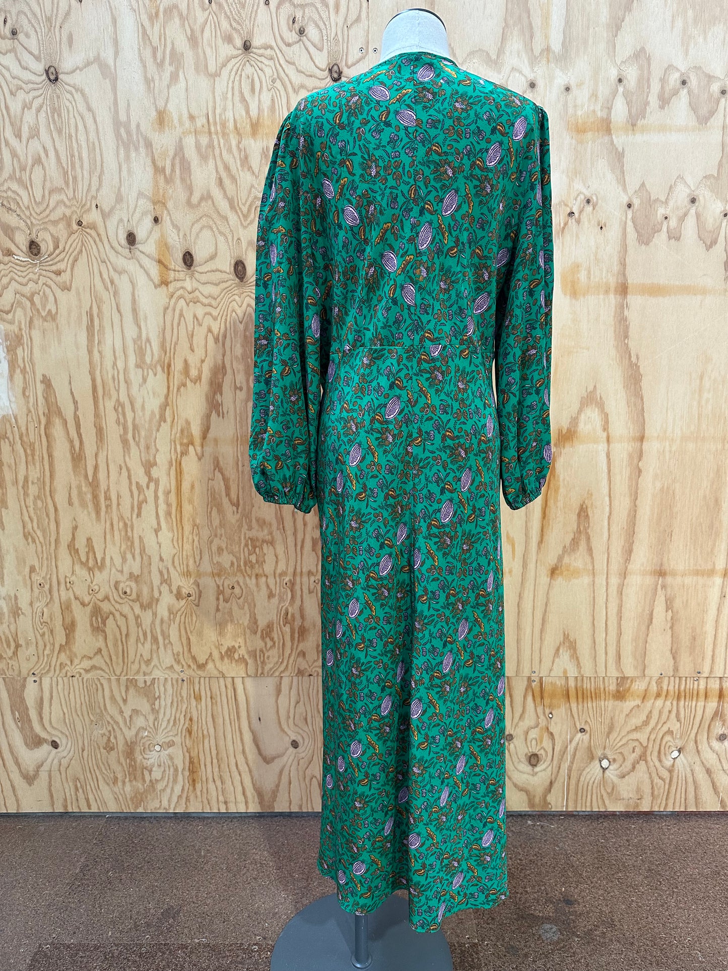 SCANLAN THEODORE SILK MAXI DRESS - SIZE 12