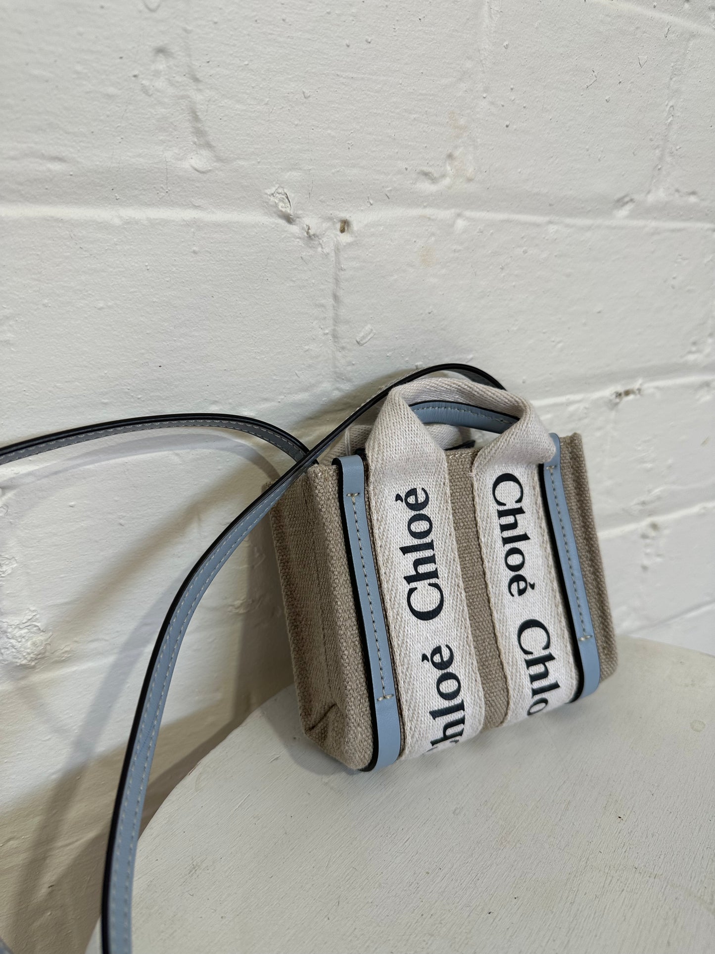 CHLOE WOODY MINI TOTE BAG - $590