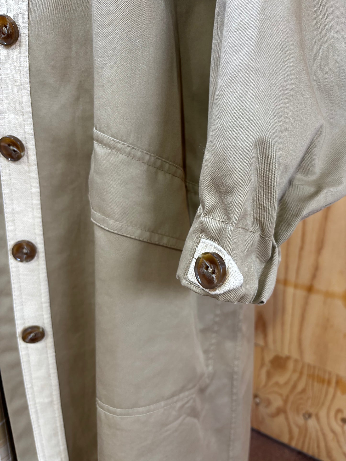 ZIMMERMANN TRENCH WITH CHECK LINING - SIZE 0