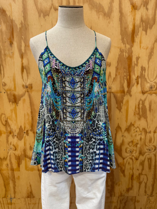 CAMILLA LEAVE ME WILD TOP - SIZE S