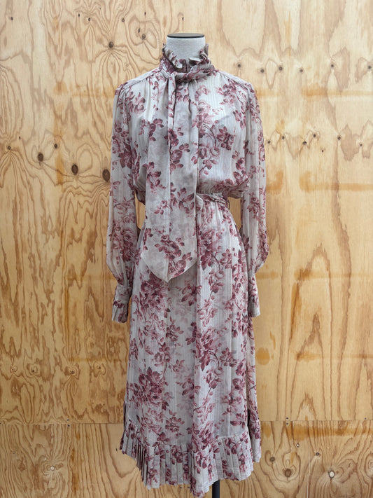 ZIMMERMANN VINTAGE FLORAL SILK DRESS - SIZE 1