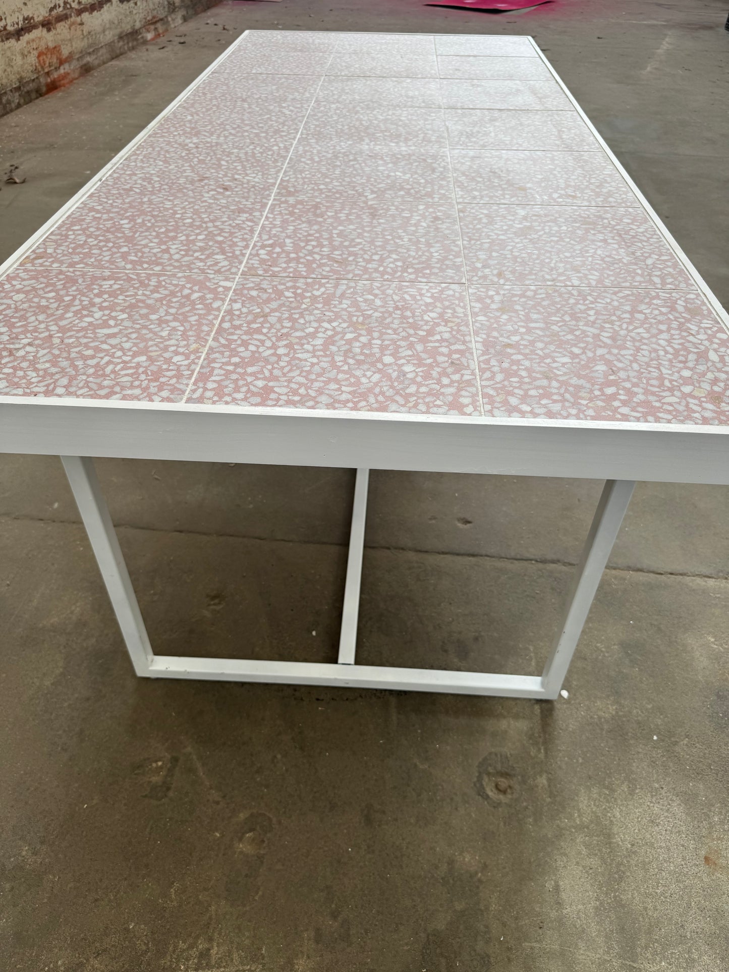 PINK TERRAZZO TABLE