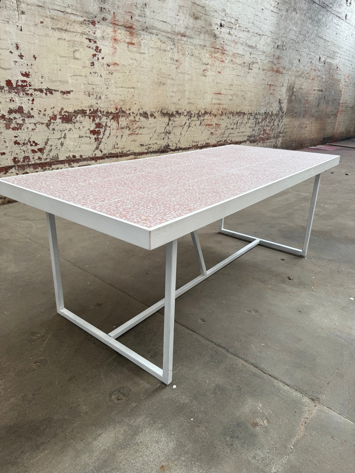 PINK TERRAZZO TABLE