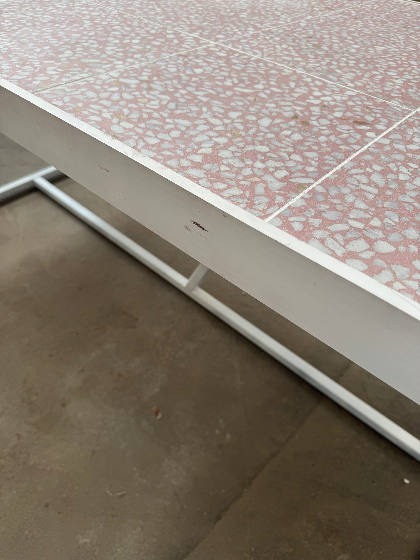 PINK TERRAZZO TABLE