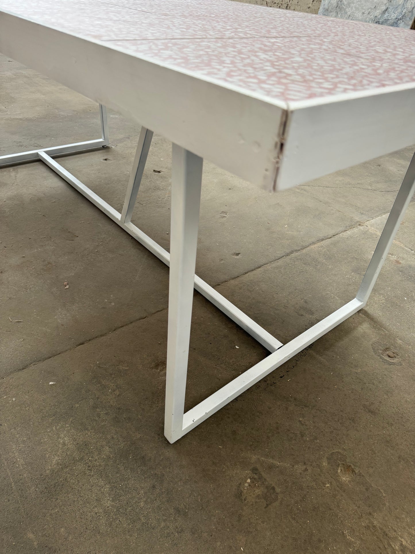 PINK TERRAZZO TABLE