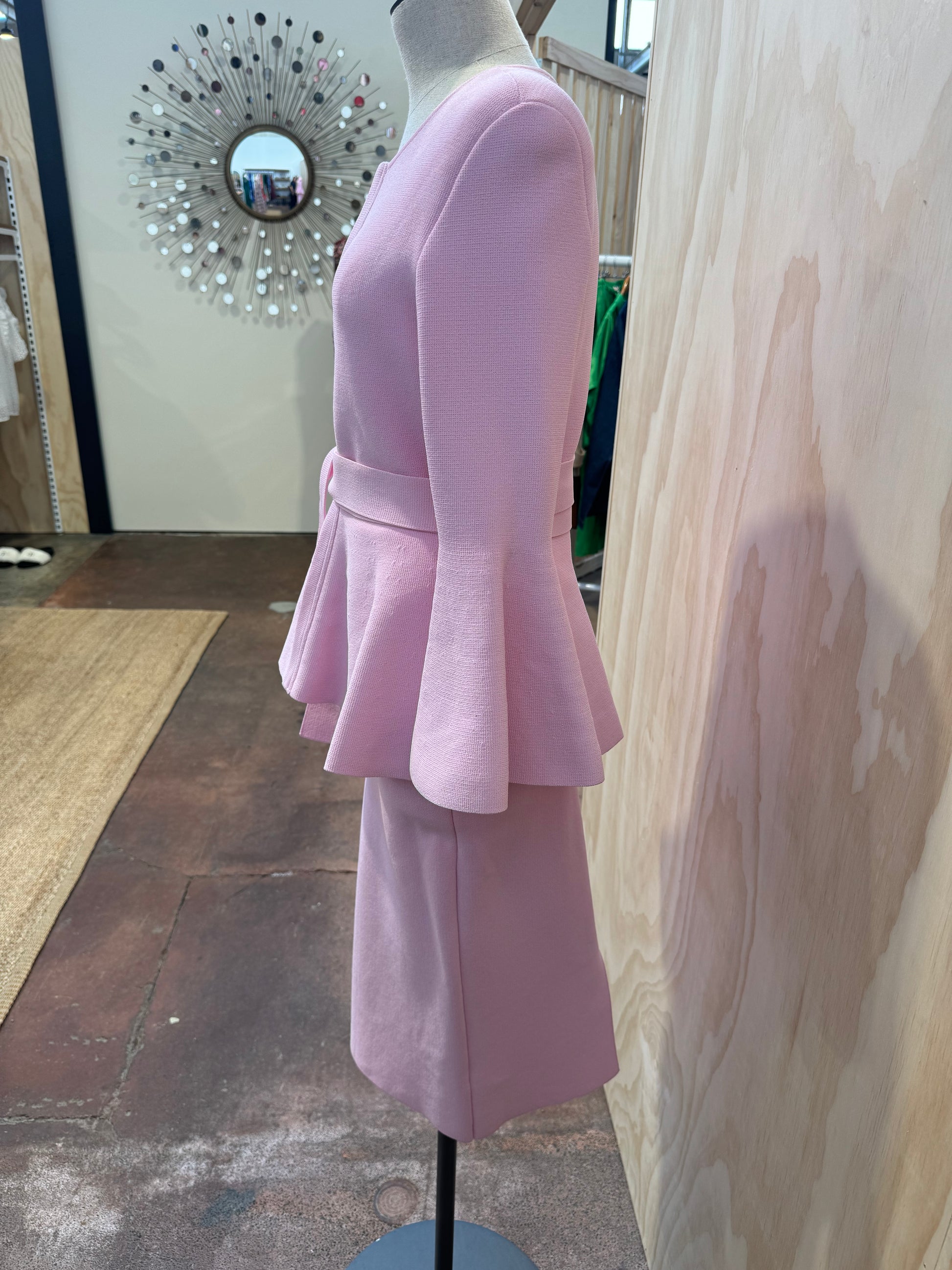 SCANLAN THEODORE PINK CREPE KNIT SKIRT - SIZE M Cercle Lifestyle SCANLAN THEODORE PINK CREPE KNIT SKIRT - SIZE M Cercle Lifestyle