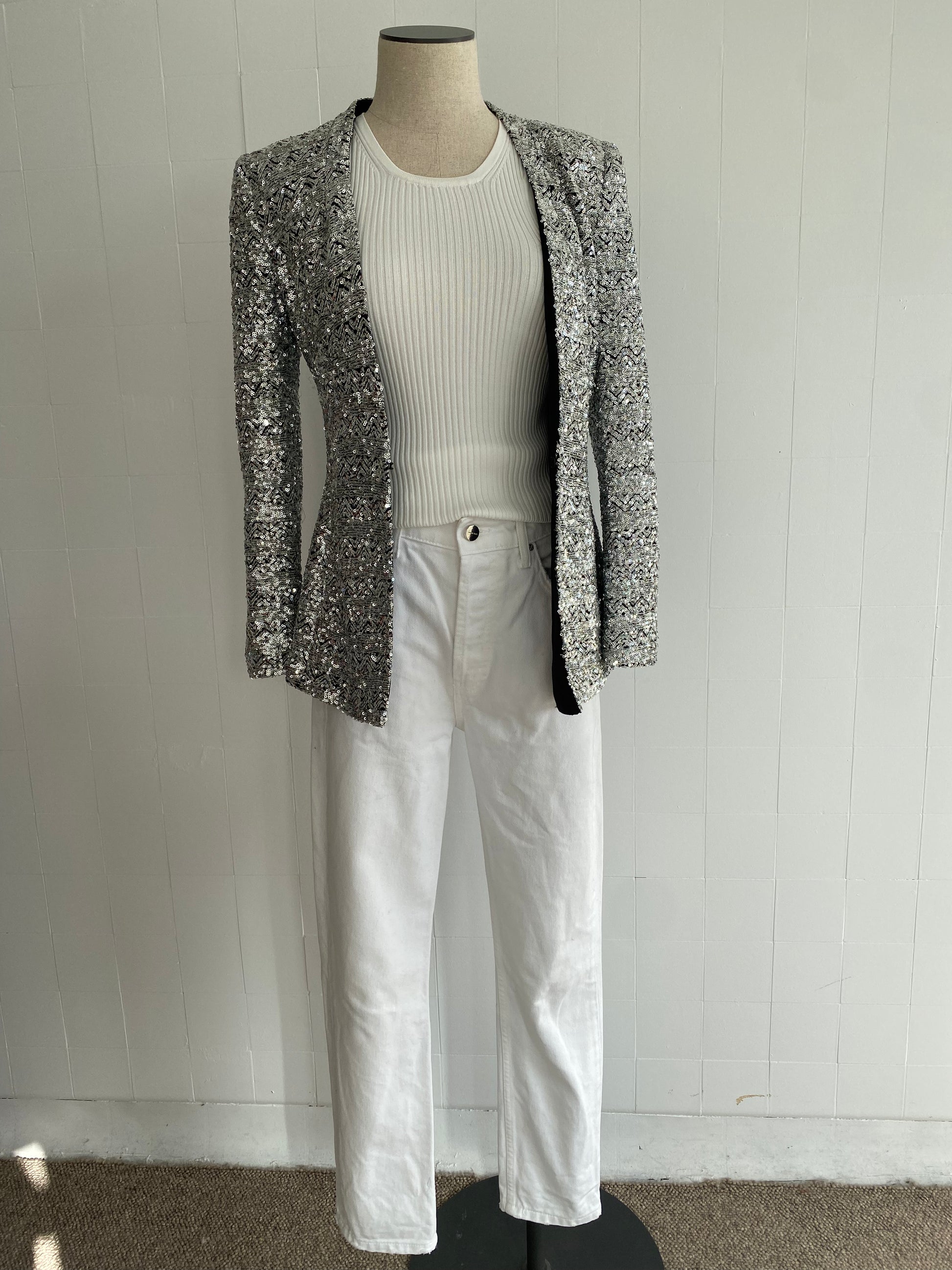 Sequins sales jacket zara