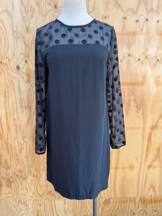 CAMILLA AND MARC BLACK OLIVIA MIDI DRESS - SIZE 10