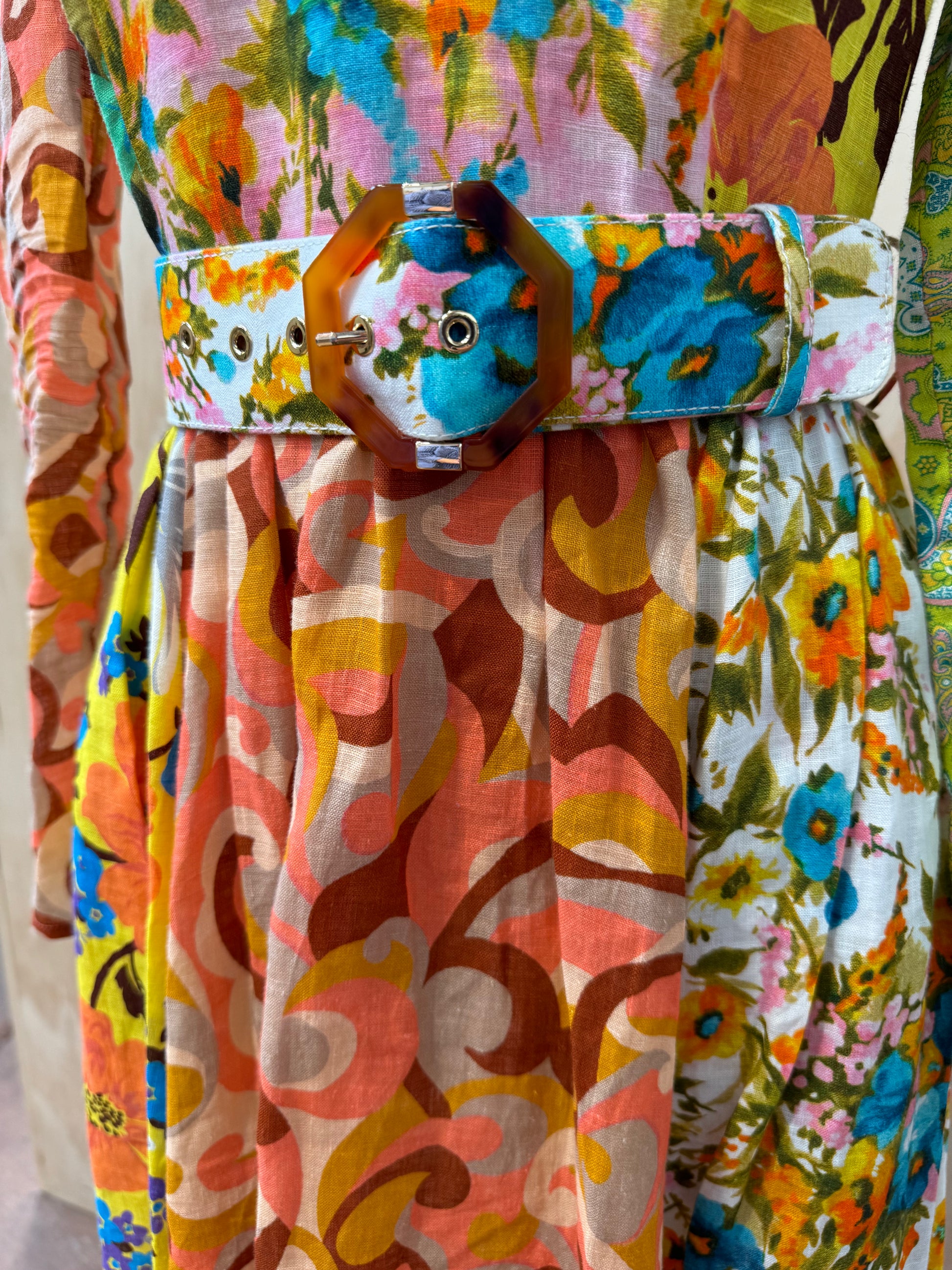 zimmermann estelle buttoned midi dress Zimmermann Estelle Clothing Estelle Frill Midi Dress