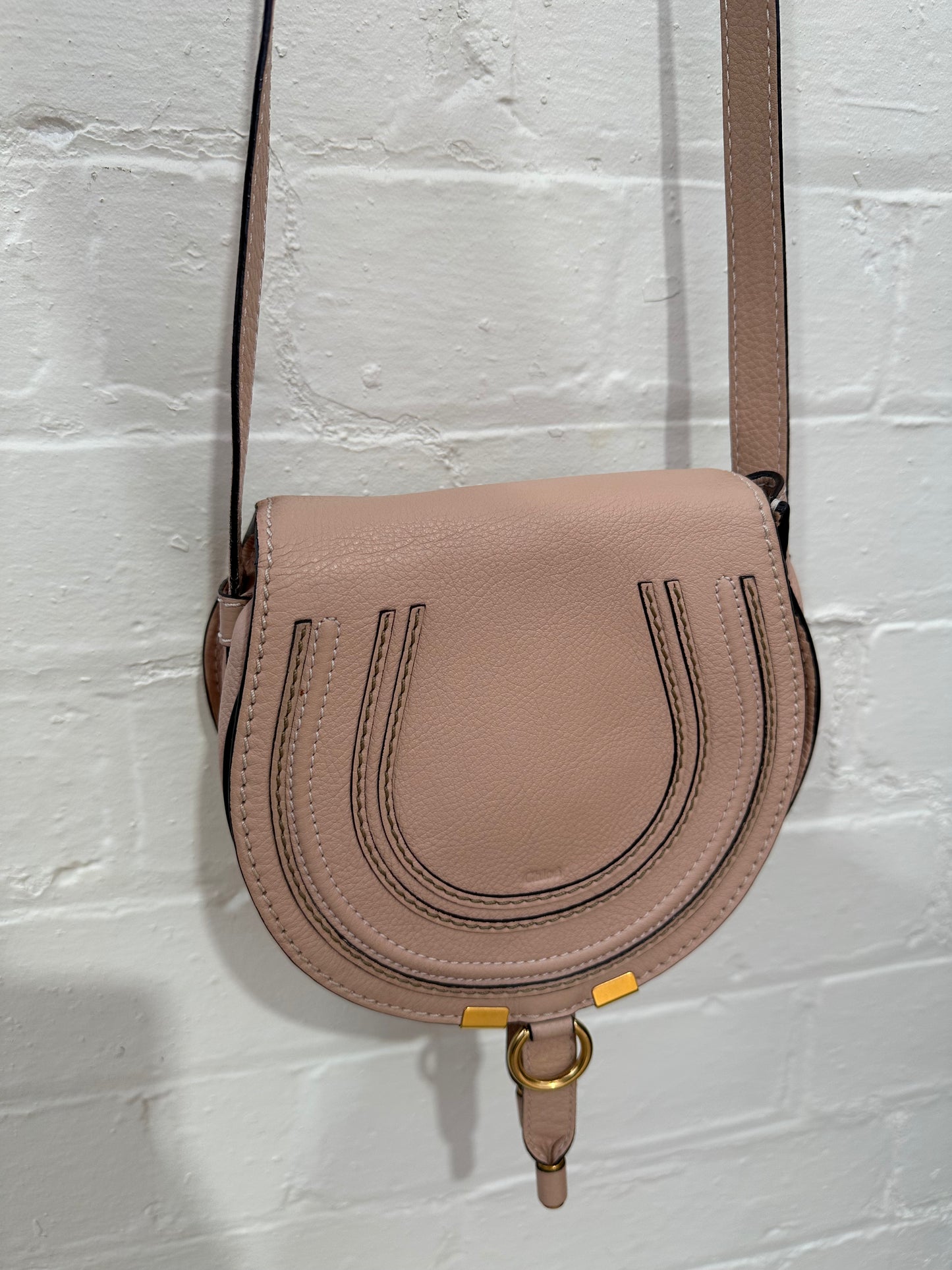 CHLOE SMALL MARCIE SADDLE BAG - $1,100