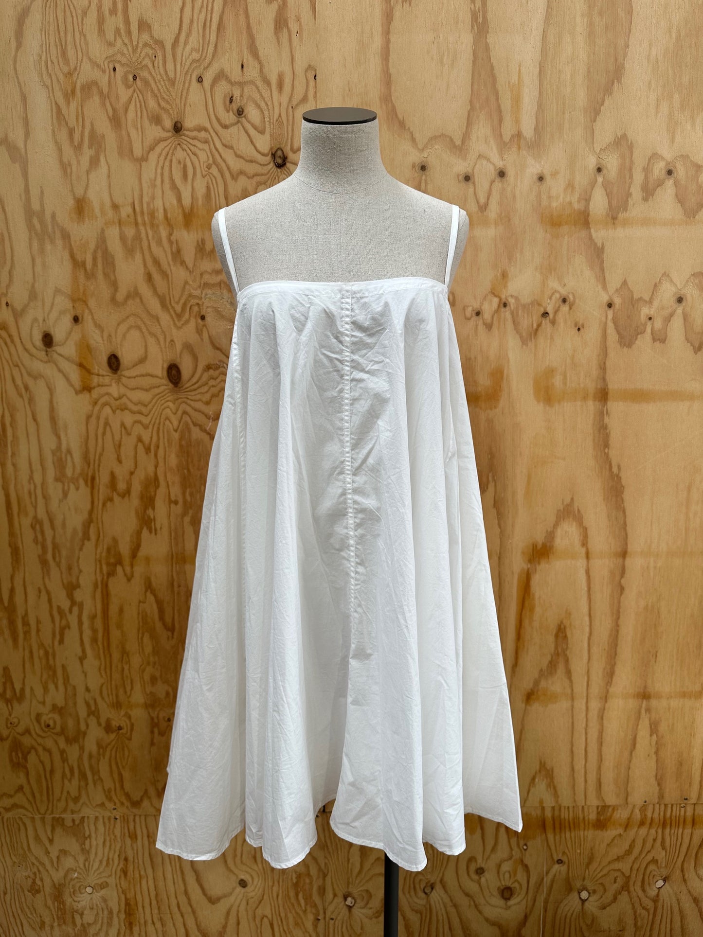 DEIJI STUDIO THE TEA ORGANIC COTTON POPLIN DRESS - SIZE M/L