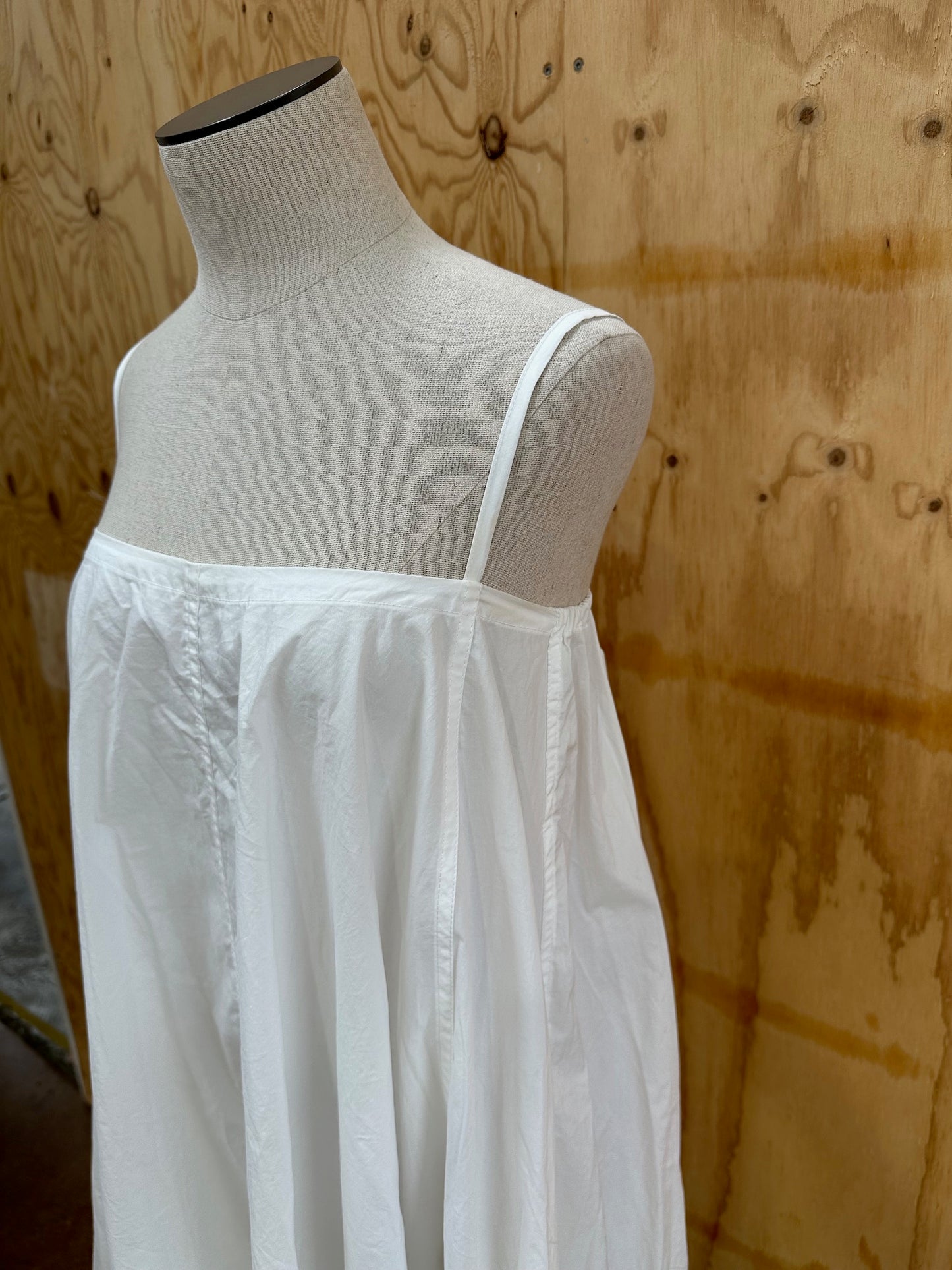 DEIJI STUDIO THE TEA ORGANIC COTTON POPLIN DRESS - SIZE M/L