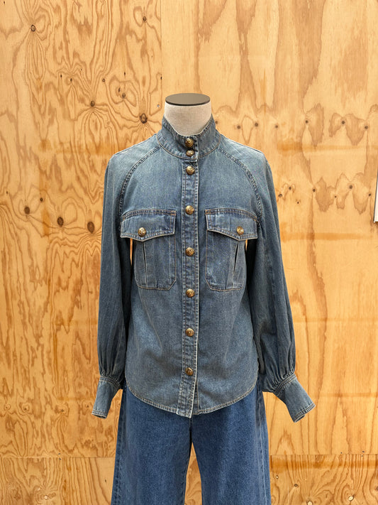 ZIMMERMANN ILLUSTRATION RAGLAN SLEEVE - SIZE 4