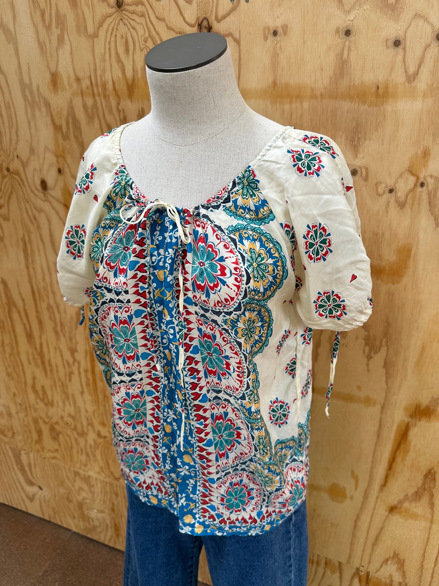 JOHNNY WAS BLOUSE SIZE - XS