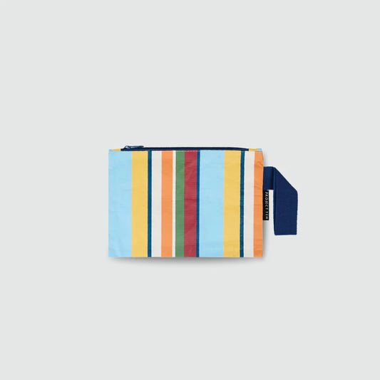 RETRO STRIPE MINI ZIP POUCH