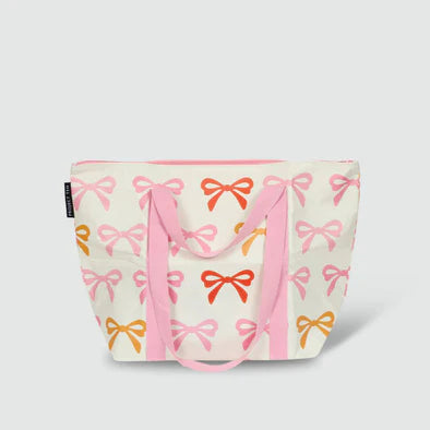 BOWS ZIP MEDIUM TOTE